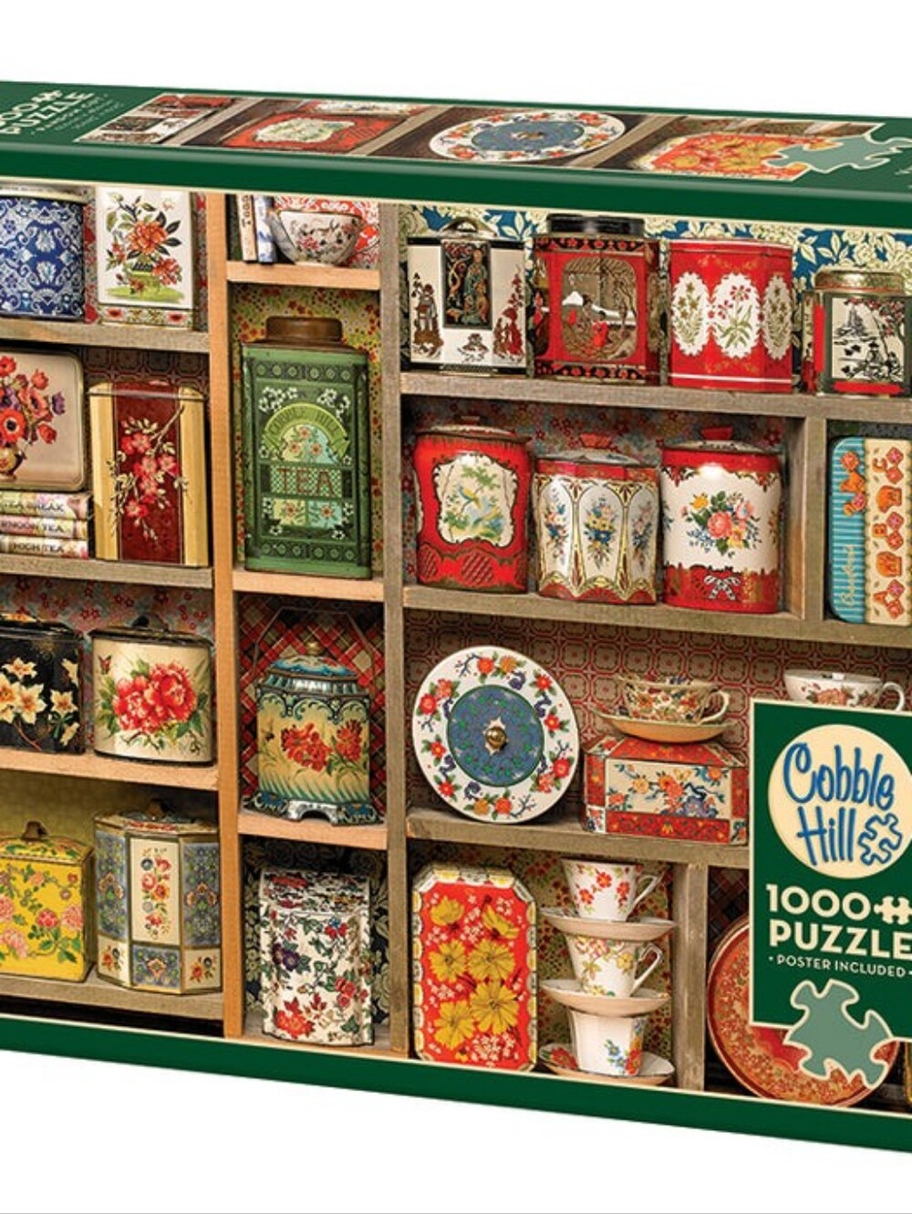 CobbleHill 1000 PC Puzzle Vintage tins